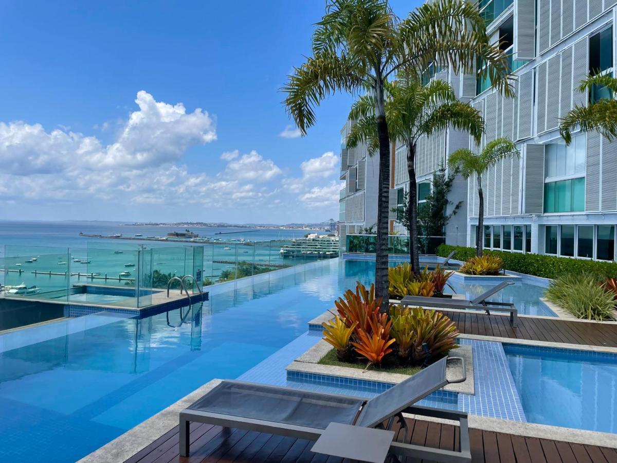 Апартаменты Cloc Marina Vista Mar P/ A Baia De Todos Os Santos Сальвадор Экстерьер фото