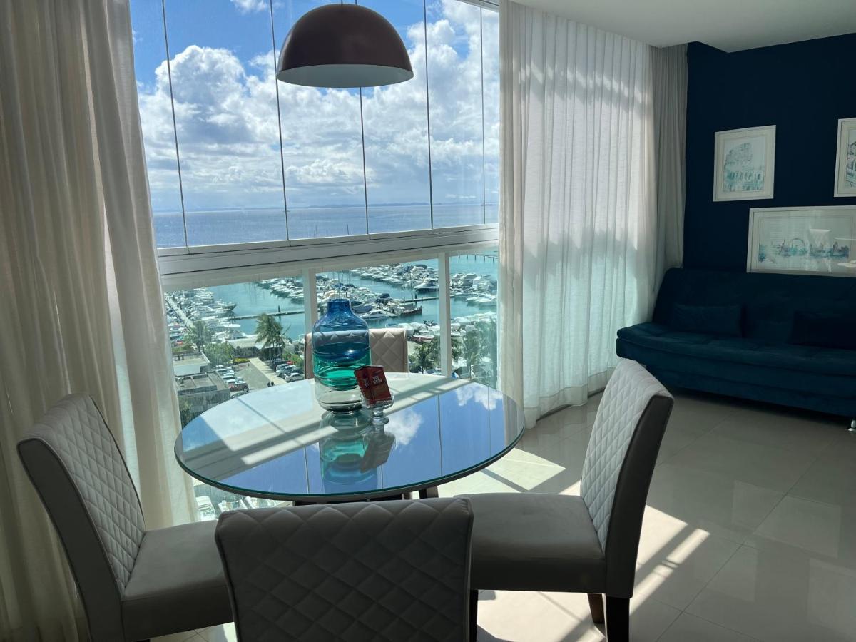 Апартаменты Cloc Marina Vista Mar P/ A Baia De Todos Os Santos Сальвадор Экстерьер фото