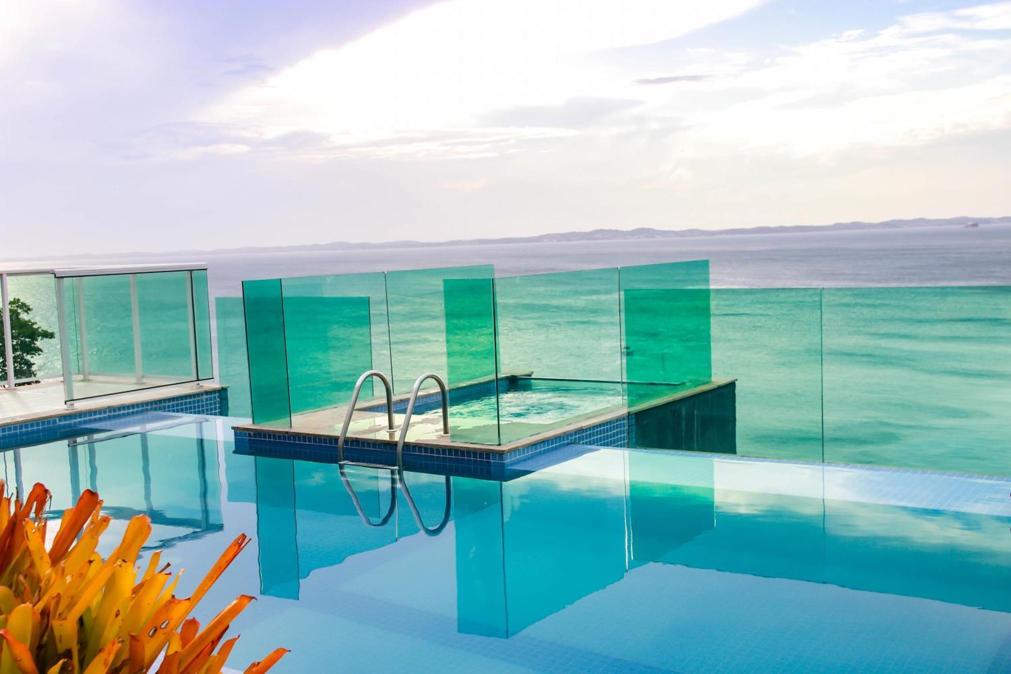 Апартаменты Cloc Marina Vista Mar P/ A Baia De Todos Os Santos Сальвадор Экстерьер фото