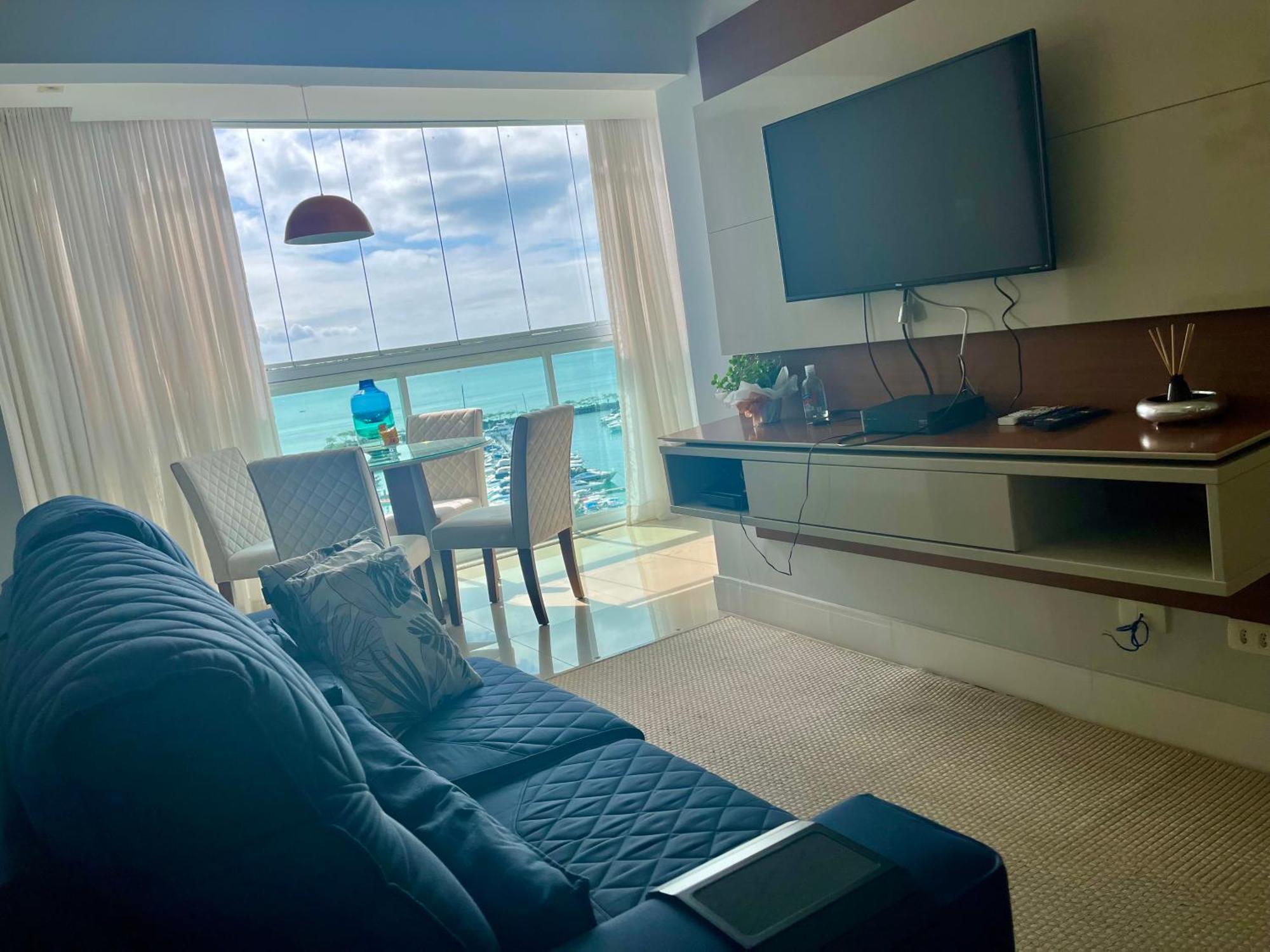 Апартаменты Cloc Marina Vista Mar P/ A Baia De Todos Os Santos Сальвадор Экстерьер фото
