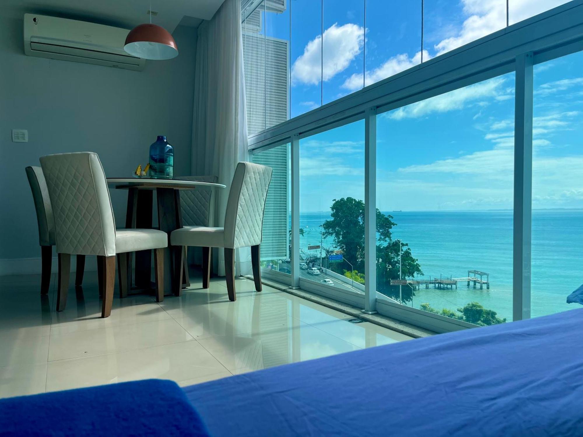 Апартаменты Cloc Marina Vista Mar P/ A Baia De Todos Os Santos Сальвадор Экстерьер фото